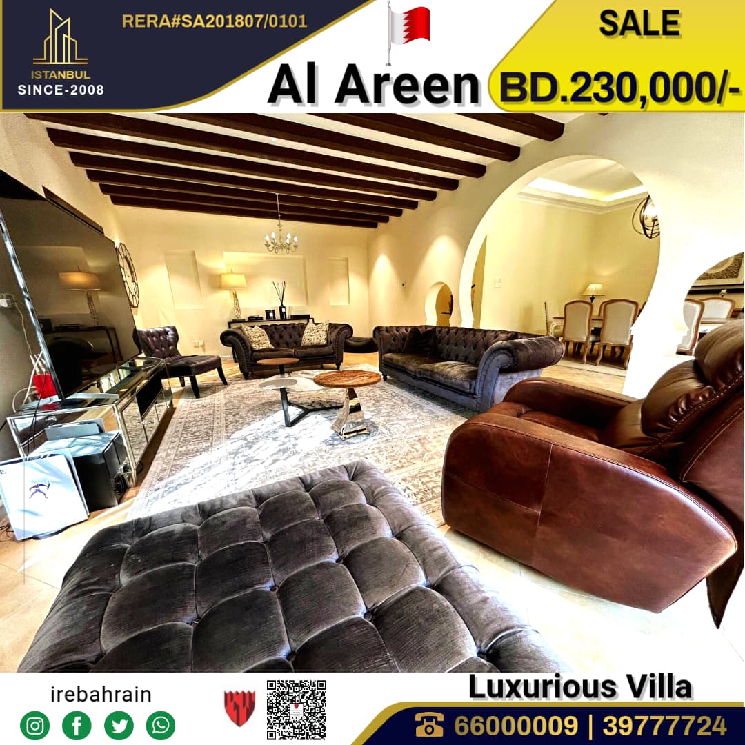 Luxurious Modern Villa for Sale in Al Areen 5