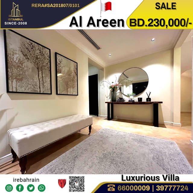 Luxurious Modern Villa for Sale in Al Areen
