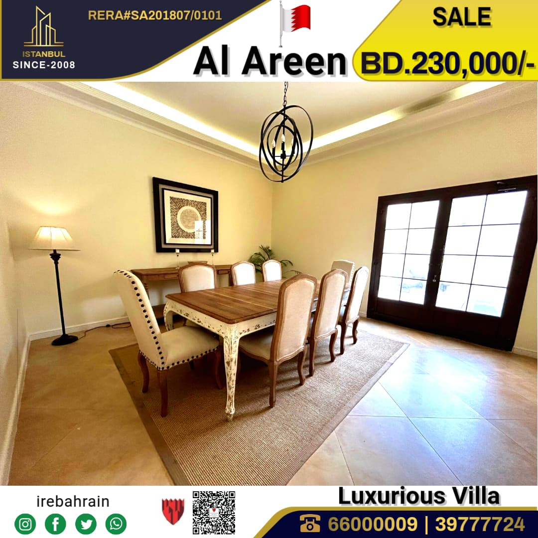 Luxurious Modern Villa for Sale in Al Areen 4
