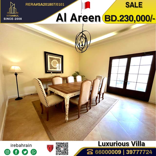 Luxurious Modern Villa for Sale in Al Areen