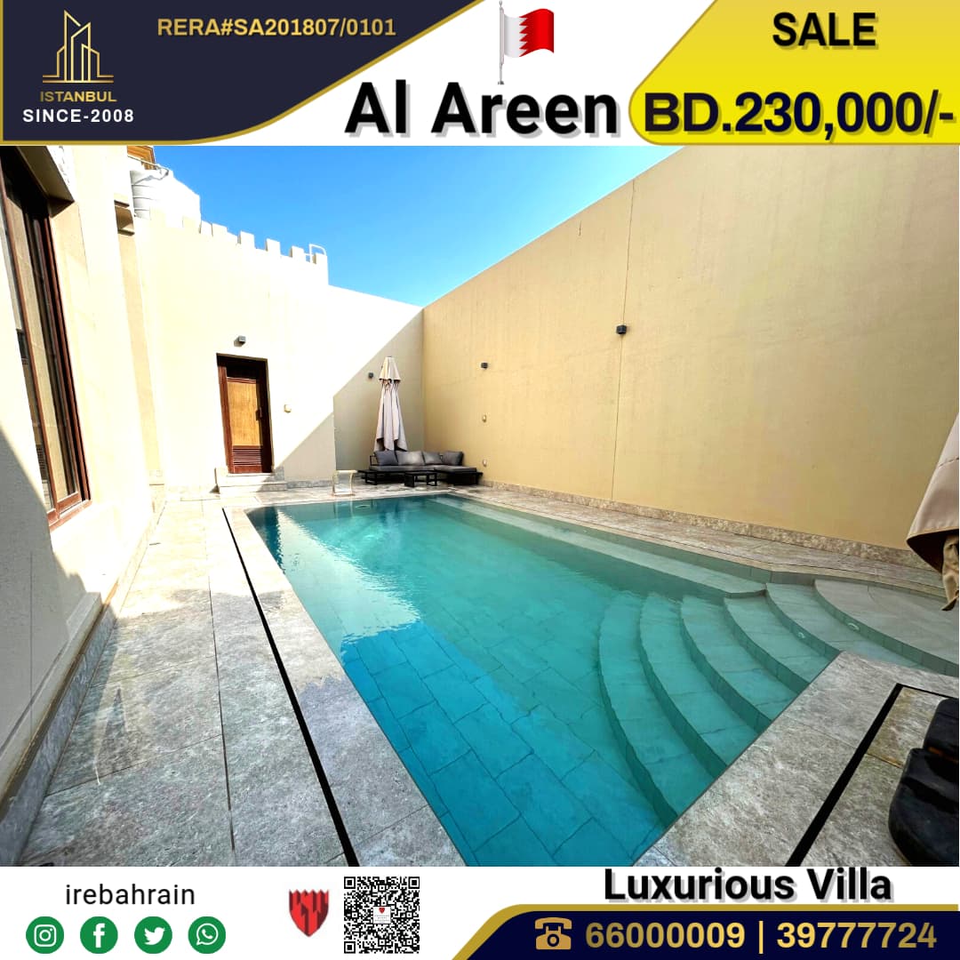 Luxurious Modern Villa for Sale in Al Areen 10