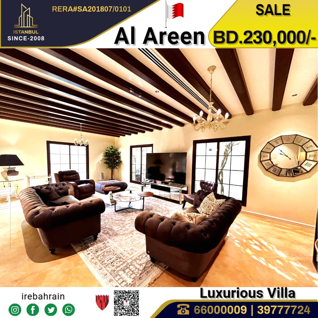 Luxurious Modern Villa for Sale in Al Areen 6