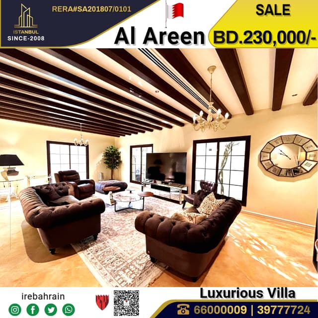 Luxurious Modern Villa for Sale in Al Areen