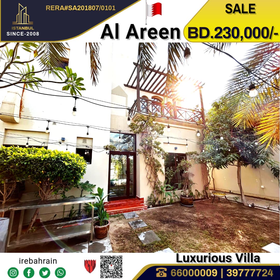 Luxurious Modern Villa for Sale in Al Areen 8
