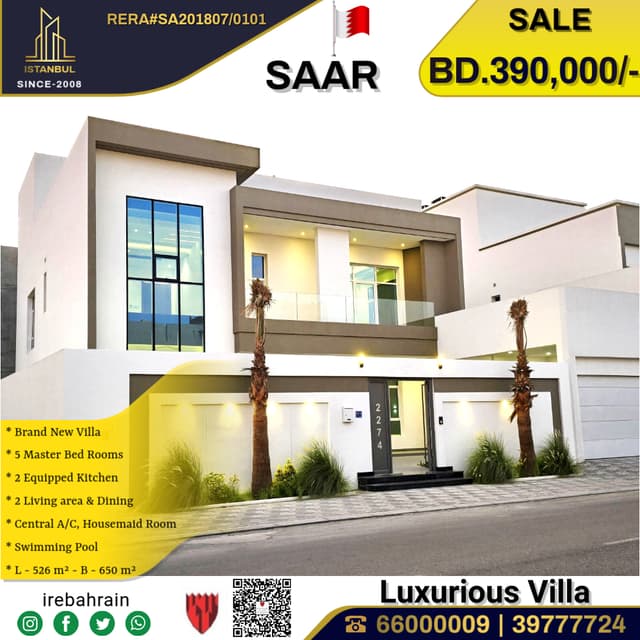 Modern Villa for Sale in Saar