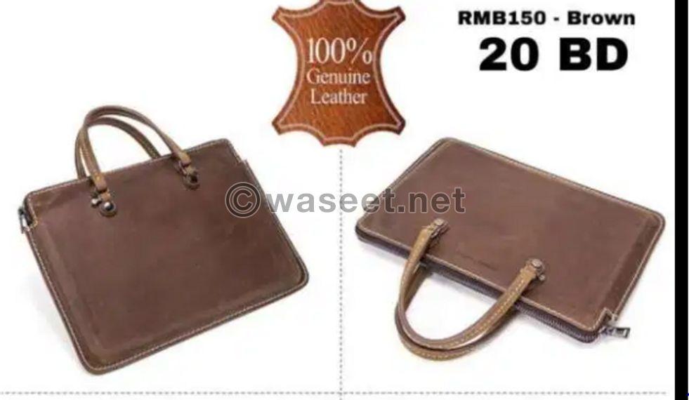 Men's laptop leather bag 1