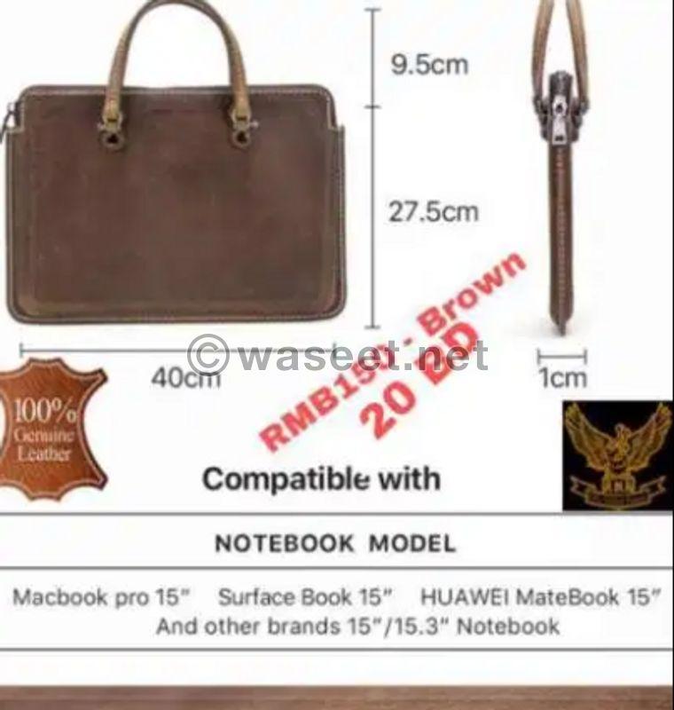 Men's laptop leather bag 2