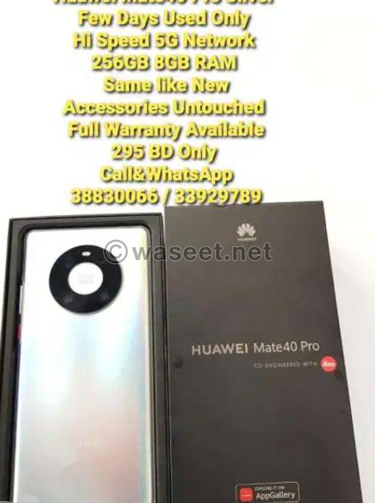 Used Huawei Mate40 Pro Silver 1