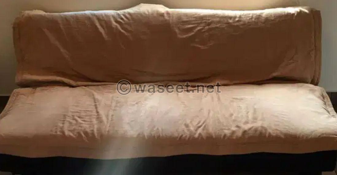 Light Brown Sofa Bed 0