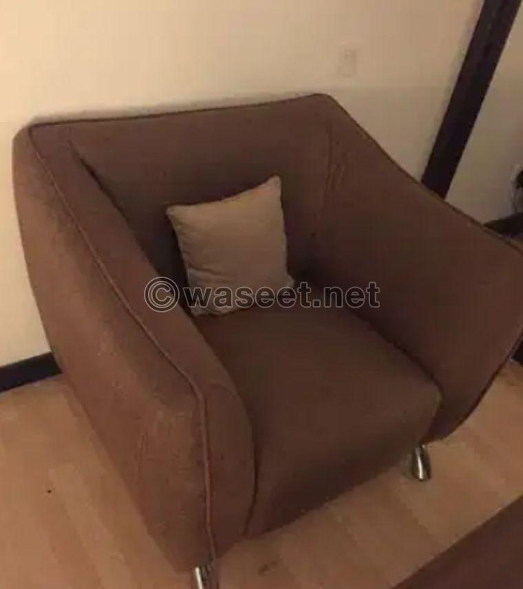 Sofa chair & table 1