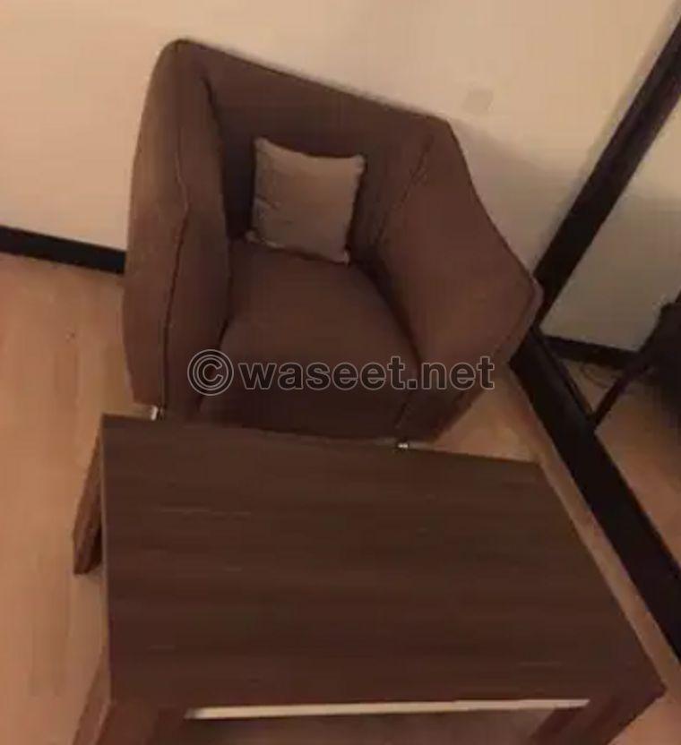 Sofa chair & table 2