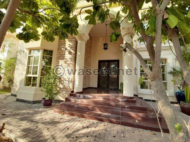 Large semi furnished villa with garden 5