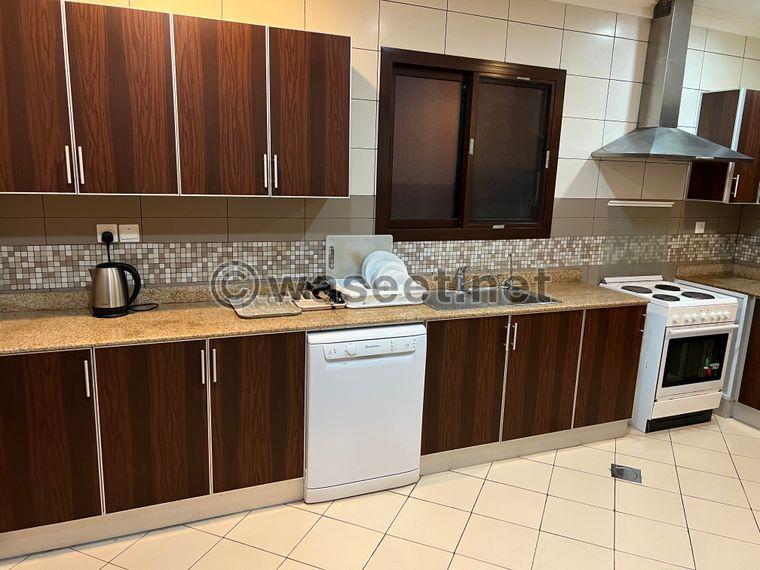Furnished apartment for rent with two rooms and a comprehensive hall 1