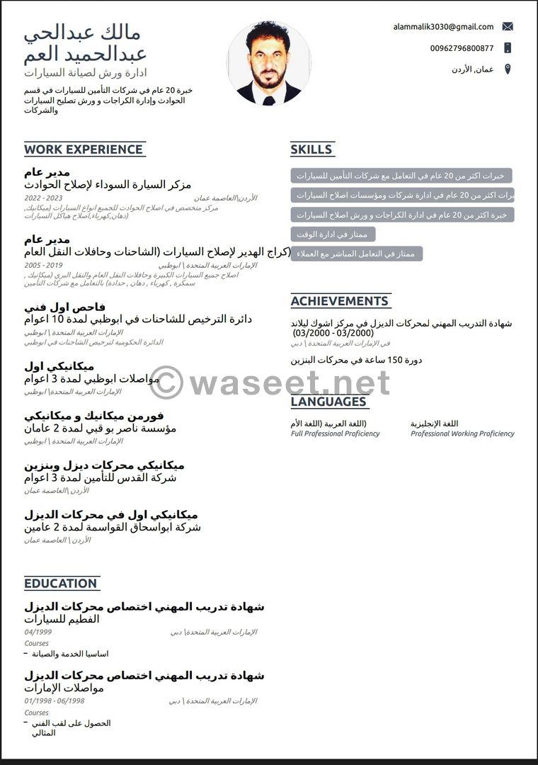 Corporate management position required 1