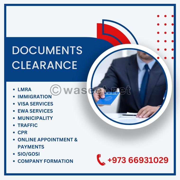 Document clearance CPR and LMRA visa 2