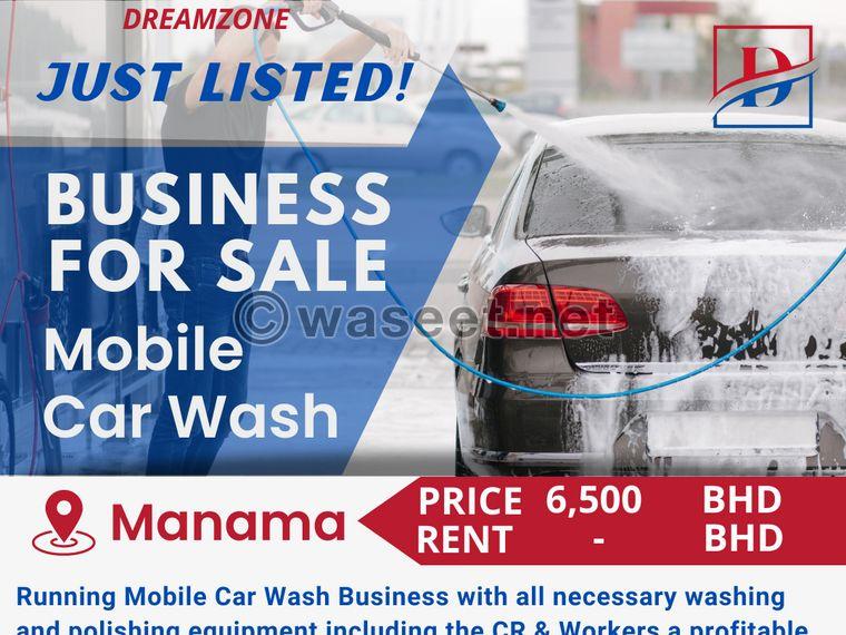 Mobile car wash company for sale 0
