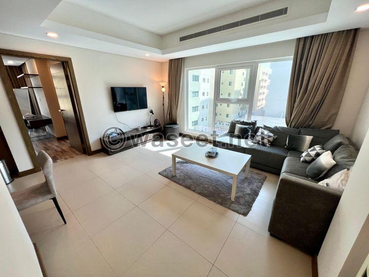 For sale freehold fully furnished apartment in Busaiteen 1