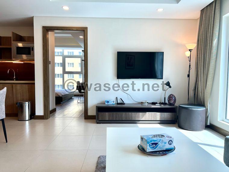 For sale freehold fully furnished apartment in Busaiteen 2