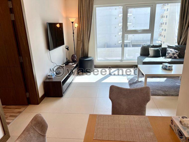 For sale freehold fully furnished apartment in Busaiteen 3