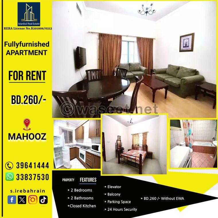   Fully furnished apartment for rent in Mahooz   2