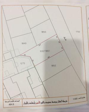 Land for sale in Sahla, 485 square meters 
