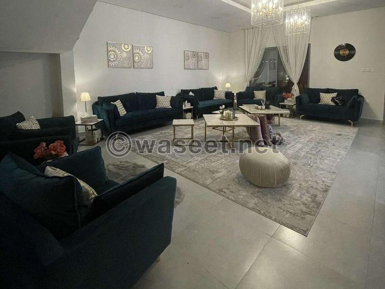 For rent a new furnished villa in Hamad Town  0