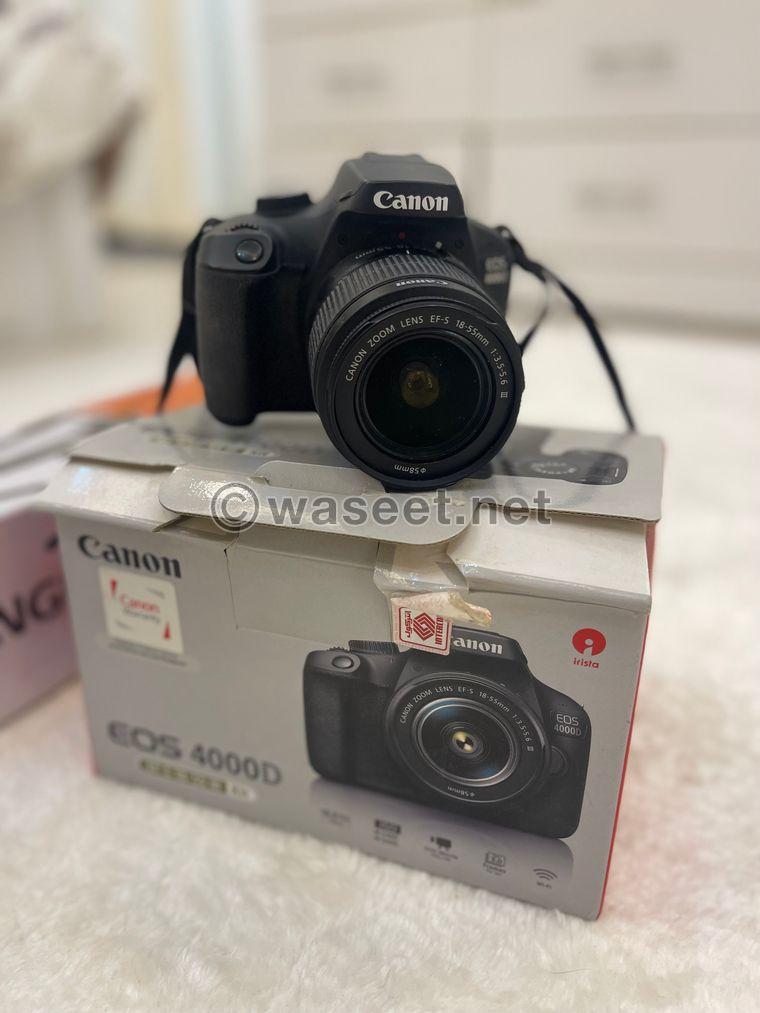 For sale Canon camera with stand 80 dinars  1