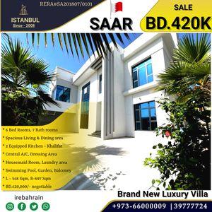 Luxury villa with garden for sale in Saar 