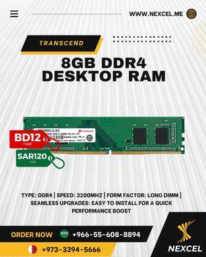 8GB DDR4 DESKTOP  RAM