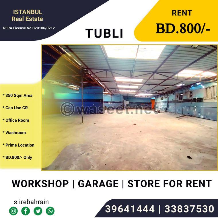 Shop 350 m for rent in Tubli 0
