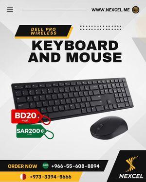  DELL PRO WIRELESS KEYBOARD AND MOUSE