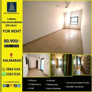 New workers accommodation for rent in Salmabad 