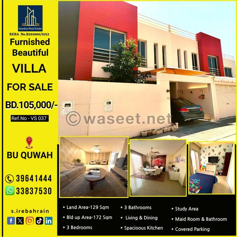 Beautiful furnished villa for sale 0