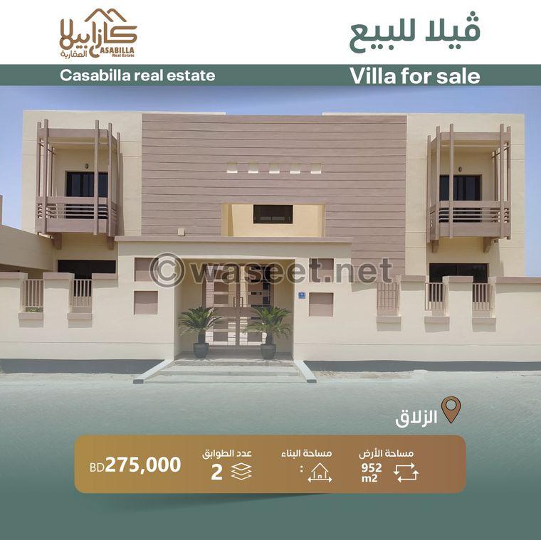 For sale, an elegant villa with unique features in Zallaq  0