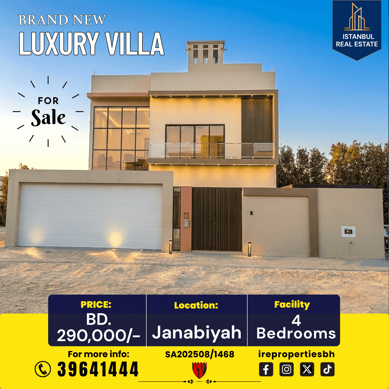New luxury villa for sale in Janabiyah New luxury villa for sale in Janabiyah