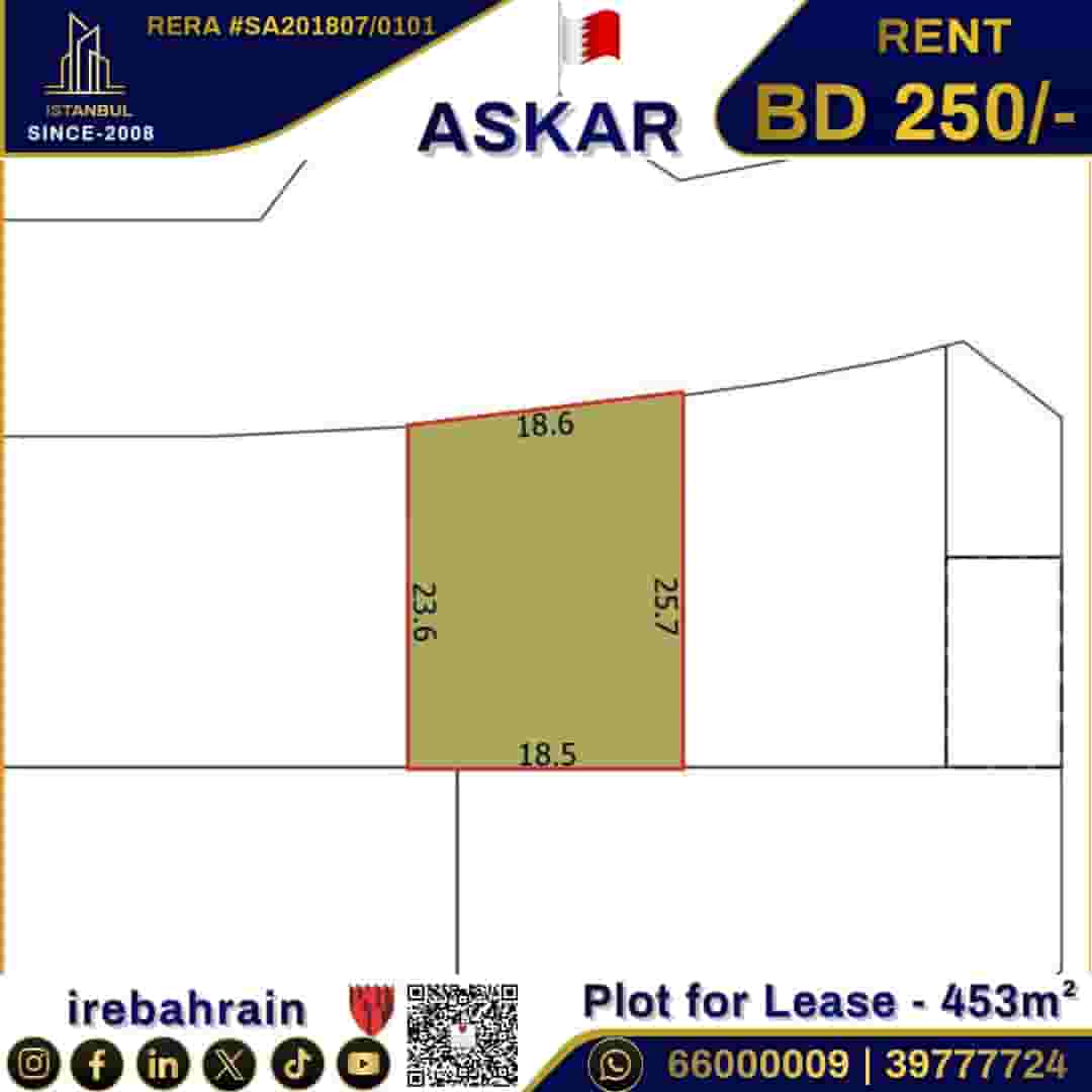 Industrial Plot for Leasing in Askar Industrial Plot for Leasing in Askar