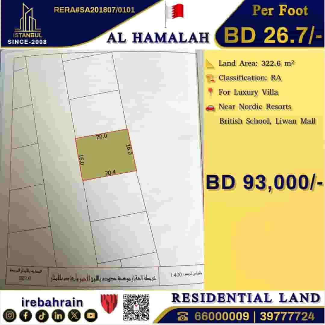 Residential Land for Sale in Al Hamalah Residential Land for Sale in Al Hamalah