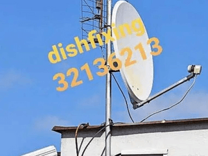 Satellite dish and CCTV camera installation 